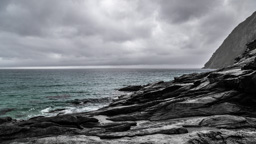 Norwegen / Lofoten / Kvalvika Beach